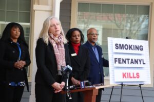 Abigail Spanberger Instagram - Fentanyl is killing Virginians and Americans at record-high rates — and deaths linked to smoking fentanyl have increased by 80 percent. As a former federal law enforcement officer and CIA case officer who worked narcotics cases and tracked cartels, I understand the danger that this deadly drug poses to our county and our Commonwealth. Today, I joined @pwcpolice Chief Newsham and local leaders to raise awareness of this increased threat to our communities. We must do more.