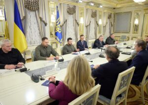 Abigail Spanberger Instagram - I visited Ukraine with a bipartisan group of colleagues from the U.S. House Intelligence Committee to meet with President Zelenskyy and Ukrainian leadership.

The Ukrainian people are fighting fiercely against Putin’s invasion. While in Kyiv, I visited the Wall of Remembrance of the Fallen for Ukraine to pay respect to those who have died fighting for their freedom.

The United States must continue leading our allies in support of Ukraine’s fight for sovereignty and for democracy in Europe.