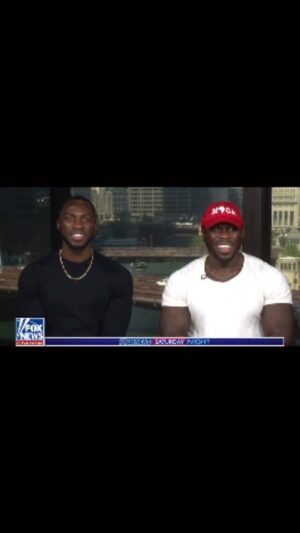 Abimbola Osundairo Instagram - Here’s the clip in case you missed our most recent segment on FOX Saturday night live. #foxnews #foxnation #carleerussell