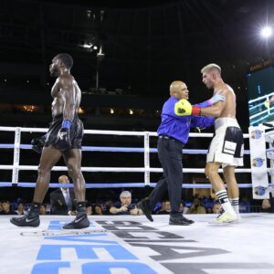 Abimbola Osundairo Instagram - #NEXTGEN2 — 𝐅𝐈𝐆𝐇𝐓𝐄𝐑 𝐎𝐅 𝐓𝐇𝐄 𝐍𝐈𝐆𝐇𝐓 @team_abel 🔥🥊 Abimbola “𝐒𝐏𝐀𝐂𝐄” Osundairo #NoMoreTalk #McbroomGib

📌 𝗙𝗼𝗹𝗹𝗼𝘄 @nextgenboxing.tv for more boxing news and content!

📸: @hoganphotos 
#nextgenboxing
#nextgeneration
#nextgen