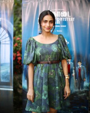 Abitha Venkat Instagram - Press meet of #orukodaimurdermystery ❣️
Wearing @shilpavummiti 
On cam @camerasenthil 
.
..
#promotions #pressmeet #kollywood #tollywood #tamilactress #webseries #telugu #abithavenkat