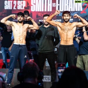 Adam Azim Instagram - All Weighed in, Alhumdulillah feeling strong, tomorrow night it’s show time… inshallah ⏳

-

-

-

#inshallah #smitheubank2 

@skysportsboxing @boxxer