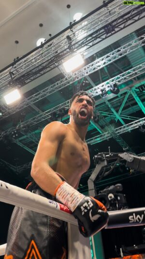 Adam Azim Instagram - The talent and power of @adam.azim1 shines through ✨💥

Just 21 years of age and 10 fights in, expect big things in 2024 🤝 

#PetitjeanAzim | Now | The Halls, Wolverhampton | @skysportsboxing