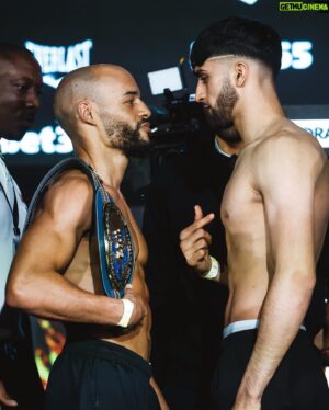 Adam Azim Instagram - All Weighed in, Alhumdulillah feeling strong, tomorrow night it’s show time… EBU title is mine ⏳