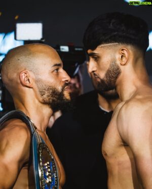 Adam Azim Instagram - All Weighed in, Alhumdulillah feeling strong, tomorrow night it’s show time… EBU title is mine ⏳