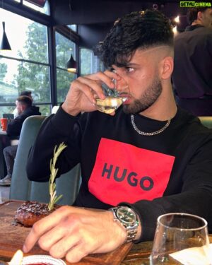 Adam Azim Instagram - A great steak to have after a tough week of training 🥩🏃‍♂️
