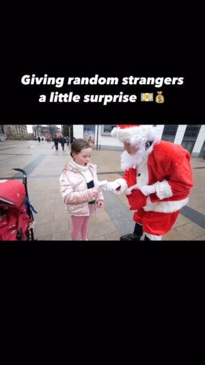 Adam Beales Instagram - Your wish is my command! 🎅😂

Love giving strangers the most unexpected surprises ❤️

#reels #surprise #gift #emotional #money #dreams #success #motivation #grind