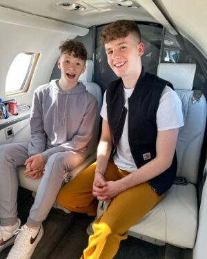 Adam Beales Instagram - Taking off to new adventures with my little bro by my side 🚀❤️ @callumbyt