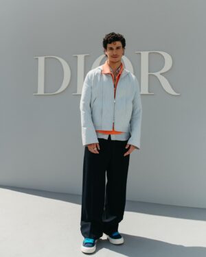 Adam DiMarco Instagram - la collection été 2024 et célébrer le 5t anniversaire de kim jones chez dior 🙇🏻‍♂️