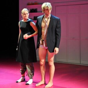 Adam Hagenbuch Instagram - When you and your homie take casual Fridays a bit too far because it’s 190 degrees outside and you just can’t be bothered to wear pants.
.
.
#flashbackfriday #fbf #throwbackthursday #weararemypants #suitandtie #casualfriday #whyamiblonde #fashion