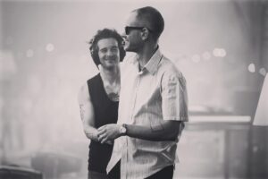 Adam Hann Instagram - b&w festival dump