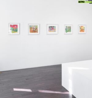 Adam Lucas Himebauch Instagram - Three small works from Adam’s exhibition currently on view at @ceysson_benetiere.

“Ask a young child to draw a house and they will draw a house. It might not look anything like a house to you, but it’s a house to them. Who are you to question that? There’s no such thing as a bad move when making art.” -Adam Himebauch 

See these (amd much more) during Adam’s Never Ever Land exhibition on view in NYC until March 16th. Currently approaching 14 straight days of sustained meditation! -Sydney Schiff 🚀