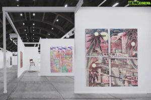 Adam Lucas Himebauch Instagram - Here are a few installation shots from my booth with @ceysson_benetiere at @artbrussels last month. It was my first time showing international in any significant way and I’m extremely happy with how everything turn out. Plus Brussels is so beautiful, I can’t wait to go back. 🙏