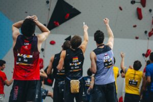 Adam Ondra Instagram - Qualified for the @olympics 🤩 The last days and weeks haven’t been easy. Today was not an exception, but I made it! I can fight in Paris ✌️ But first, let’s enjoy tomorrow in the finals 👊

I barely made it to the finals here in Budapest 🇭🇺 After a rather catastrophic bouldering round where I was not really fighting with boulders but with fear of getting injured on my left shoulder (which is a little painful from day one) on numerous moves 🤔 Some moves I committed to, some moves I just gave up. I am proud of my rational decisions. The lead portion was good and it was enough to make it to the finals from 8th place 🤜🤛

Check out the results (the link is in BIO) and see you tomorrow in Budapest during finals 👊

Photos by @pet.phot

#sportclimbing #climbing

@ifsclimbing @horosvaz.cz @olympijskytym @olympcsmv