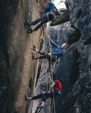 Adam Ondra Instagram - Bon Voyage 9a trad (E12) ✅️
Adam: I am very happy and proud to make the 2nd ascent of this James Pearson’s @onceuponaclimb masterpiece 👌 Not that I am an expert in trad climbing, but it could be (physically) the hardest route on trad gear in the world. It took me 3 days of work, and I had to really put up a fight. The route felt challenging in many different ways, and apart from being very runout (but probably safe), it has some very hard (and odd!) moves where you really need to be a very complex climber 🤜🤛

It is hands down one of the best routes I have ever climbed, and it is a true miracle that there are just enough holds to make it climbable and enough gear to make it runout, but safe. Gradewise, I think if it was bolted, it would be very solid and specific 9a 👊 Placing the gear makes it a little more physically difficult and adds some extra spice 😎 

Stay tuned for some exceptional footage that we got in the last few days 👊

Pics by @pet.phot

#tradclimbing #tradclimb #rockclimbing #france #rocks 

@mammut_swiss1862 @lasportivagram @euroholds @mix.it
@hudysport @rohlik.cz @sensfoods @211_zpmvcr @mercedesbenz_autojihlava @drwittczsk @sport_invest @veolia_cz Cardion