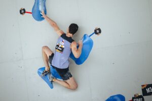 Adam Ondra Instagram - Qualified for the @olympics 🤩 The last days and weeks haven’t been easy. Today was not an exception, but I made it! I can fight in Paris ✌️ But first, let’s enjoy tomorrow in the finals 👊

I barely made it to the finals here in Budapest 🇭🇺 After a rather catastrophic bouldering round where I was not really fighting with boulders but with fear of getting injured on my left shoulder (which is a little painful from day one) on numerous moves 🤔 Some moves I committed to, some moves I just gave up. I am proud of my rational decisions. The lead portion was good and it was enough to make it to the finals from 8th place 🤜🤛

Check out the results (the link is in BIO) and see you tomorrow in Budapest during finals 👊

Photos by @pet.phot

#sportclimbing #climbing

@ifsclimbing @horosvaz.cz @olympijskytym @olympcsmv