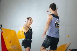 Adam Ondra Instagram - Qualified for the @olympics 🤩 The last days and weeks haven’t been easy. Today was not an exception, but I made it! I can fight in Paris ✌️ But first, let’s enjoy tomorrow in the finals 👊

I barely made it to the finals here in Budapest 🇭🇺 After a rather catastrophic bouldering round where I was not really fighting with boulders but with fear of getting injured on my left shoulder (which is a little painful from day one) on numerous moves 🤔 Some moves I committed to, some moves I just gave up. I am proud of my rational decisions. The lead portion was good and it was enough to make it to the finals from 8th place 🤜🤛

Check out the results (the link is in BIO) and see you tomorrow in Budapest during finals 👊

Photos by @pet.phot

#sportclimbing #climbing

@ifsclimbing @horosvaz.cz @olympijskytym @olympcsmv