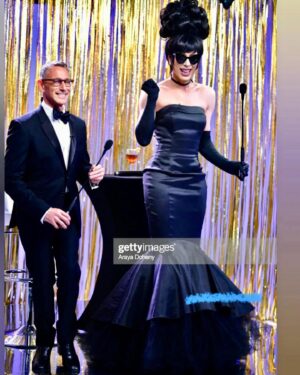 Adam Shankman Instagram - Here’s a few #BTS photos from our @dragisntdangerous telethon and thanks to all of you who were so generous, we have already raised almost 550k fighting all of the insidious and hateful anti drag, trans and LGBTQ  legislation being hurled at Let’s knock it up to 600 by donating to our Gofundme page, or drangisntdangerous.com and watch the whole incredible telethon for another 24 hours on moment.co/dangerous! It was a helluva show and a helluva day. ❤️