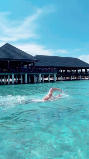 Adam Walker Instagram - This Mornings swim before day 3 camp starts @summer.island.maldives what a beautiful place 🏊‍♂️🌅 Thanks to my guys filming you are great!!!

So many ways to learn Ocean Walker Technique which will change your open water swimming forever!!! 

Next swim camps 
20th May - 5 day Turkey 
26th June - 1 day India 
Ive also launched another swim camp here @summer.island.maldives 1st - 6th Oct 

Or learn online at Ocean Walker Vimeo just £12 a month for over 4 hours of instruction with drills.
Checkout oceanwalkeruk.com or email oceanwalkeruk@gmail.com

#oceanwalkertechnique #gamechanger #swimcamp #swim #swimtechnique #swimfaster #swimbetter #triathlon #triathlete #ironman #openwaterswimming #oceanswimming