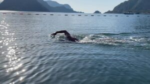 Adam Walker Instagram - 2 weeks to go…. 
@martihotelsmarinas 5 day Ocean Walker Swim camp.

Here is a challenge…. Post a video and tag me in we will call it the ‘no splash challenge!!’