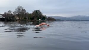 Adam Walker Instagram - A quick dip in Loch Lomond 5 degree water temperature wakes you up 🏊‍♂️❄️

Next stop 2 day Swim Camp with @zo_stronger and @dj_surf . I love my job 🏊‍♂️🙏