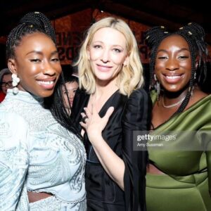 Adamma Ebo Instagram - One of the dopest things about the Indie Spirit Awards? Cate Blanchett walking up to us, just to say how much she loved our film. 

Still emotionally recovering🙆🏿‍♀️