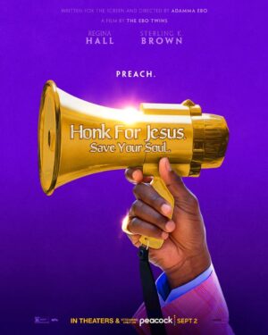 Adamma Ebo Instagram - Still Surreal. 
Beyond Blessed. 

Our first feature film, HONK FOR JESUS. SAVE YOUR SOUL. is now in theaters and streaming on Peacock. 

We trying to get everyone out opening weekend - so let's get it y'all ✌🏿🤟🏿🙌🏿