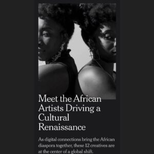 Adamma Ebo Instagram - One thing we're always preaching is the gospel of the Africa Diaspora, and how it drives art and popular culture. Big ups to the @nytimes and @lynseychutel for featuring us in this dope series. We love being Black American, Southern, and Nigerian.✊🏿🇳🇬