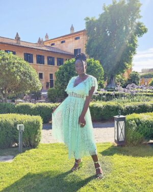 Adamma Ebo Instagram - So much love.
So much mint. 

Shout out to @carverzewski & @jeffshorts for their beautiful wedding in Rome this past July.