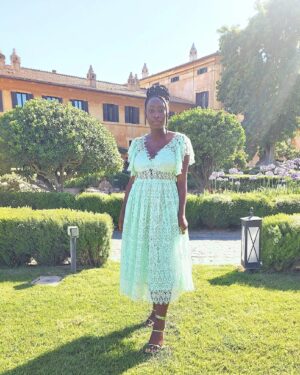 Adamma Ebo Instagram - So much love.
So much mint. 

Shout out to @carverzewski & @jeffshorts for their beautiful wedding in Rome this past July.