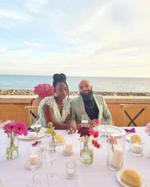 Adamma Ebo Instagram - So much love.
So much mint. 

Shout out to @carverzewski & @jeffshorts for their beautiful wedding in Rome this past July.