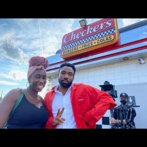 Adamma Ebo Instagram - In 2021, 2 days after I wrapped principal photography on my first feature film, I started prep on my very 1st TV job. Season 4 of Atlanta. 

That episode, BORN TO DIE, premiered this past Thursday, 9/22/2022. It was one of the dopest and most artistically fulfilling experiences that I've ever had. 

I love it and I'm so damn proud of it and adored everyone who I got to work with. 

Shout out to 
@muraihiro (📸 - 2nd & 5th pics)
@joswank (📝)
@casprenger (🎥)
@bennettgammon
@coolitzane
@steve_g_lover
And of course @donaldglover

Long live D'Angelo.