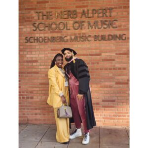 Adamma Ebo Instagram - My fly ass art boi got his PhD in Music Composition from UCLA back on June 15th, 2023.

He's truly awe inspiring. Truly the 🐐

And he been Dr. My Man ever since.