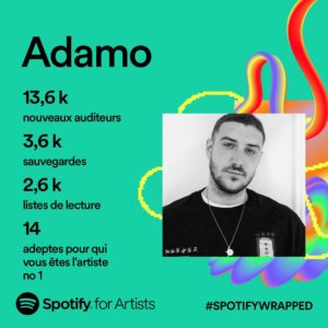 Adamo Marinacci Instagram - 95% du monde vont scroll mais bon. Pour ceux qui ont le temps ⏰😎

J’ai toujours un weird feeling de partager ce genre de trucs pour plusieurs raisons mais yo… J’suis fier de ce que je fais et encore plus fier de gens avec qui je l’fais ❤️

À travers les podcasts @letempsdunemousse , mes streams live @twitch avec la meilleure commu 🙏🏼, les nombreux projets de @lacontenthouse , fier ambassadeur @kinbytotem @skrt_canada & @monsieurchalets , sans oublier l’immobilier, je considère que j’me débrouille pas pire même si j’me trouve pas assez actif niveau musique. Ce genre de wrap-up de @spotifycanada est un reminder que vous appréciez ce qu’on fait et une motivation de plus pour continuer à progresser.👌🏼

Je prends le temps de vous remercier de toujours bump notre musique, d’être présent dans les shows et de nous démontrer votre support année après année.

Je salut le travail énorme de mes frères sans qui je n’y arriverais clairement pas !

Mon meilleur bro vous savez déjà @j7.grosbig 🫡 MY CRISS DE MAN! La véritable plume du duo, le gars sur qui je m’appuie depuis tout ce temps. Un ami un vrai sur qui je peux toujours me fier quand ça compte vraiment. 🙏🏼

@doug_st_louis mon mentor, mon frère, mon ami, l’humain le plus pur que je connaisse avec littéralement le talent incarné qui m’a appris énormément. Le positivisme, la bienveillance. I mean je pensais même pas qu’un humain comme lui pouvait réellement exister. J’suis sérieux j’pense yé pas normal tellement y’a pas de négatif… juste pour pas dire parfait, cuz you know? 😝 

@lemindmusic mon petit frère que j’aime tant qui est devenu une source d’inspiration par son éthique de travail et sa passion contagieuse pour la musique. Mais avant tout c’est un grand homme qui me surprend aujourd’hui à m’apprendre sur moi même. Le petit frère est pu si p’tit 

La team @kartelmusik … FOUAAAAAH par où commencer 🤣 je serais juste pas là où j’suis… tout simplement. Merci la famille vous êtes des perles ❤️❤️❤️
J’pourrais continuer longtemps mais plus j’écris plus je deviens émotif pis j’suis gêné 🫣

Sur ce le 3ième album @lesgrosbig est au four pour 2024 les potes 🙌🏼🙌🏼🙌🏼!

Ps : désolé pour les fautes j’me suis pas relu