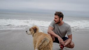 Adan Canto Instagram - Foggy California morning with the Doll. #junegloom @ourlittledolly