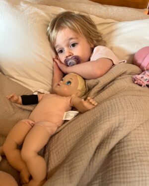 Addison Timlin Instagram - For the most part, I think I’m a good mom. I witness them, they’re clean and fed and happy-and when they’re not- I try to imagine myself as a polymorphous energy of stillness and compassion- I love them to the ends of the earth. Yet, sometimes mothering feels like my 5 year old and I taking turns shouting “I’m feeling overwhelmed!” -her new favorite phrase and my most regular feeling. I hate how scared they get when my voice gets loud. I hate it when my voice gets loud. I hate remembering the feeling and I hate bringing it on to them. I even hate scooping them up afterward and saying I’m sorry. But I love what happens in my body when I hold them and hold myself. I love that the second after I do, I hold my own mother and every mother I know. God, I spend so much time thinking about my own Mom, wishing I could go back in time and seep into her all the grace and love and gentleness this world has to offer. Wishing that in the endless shapes and voids of parallel universes-my children and my mom and my dad could seep into me the same. Feeling endlessly frustrated that it takes lifetimes not lives to endure the exquisite imbalance of pain and healing. 
  I spend so much time thinking about what I get wrong, almost no time thinking about what I got right and tucked inside all regular adult human thoughts- “in this moment- I wonder what they’re feeling.” I’m learning to untangle on my days without them, how to feel the sun on my face, how to see straight upside down and walk without limbs etc, still automatically waking up for sleep regressions they’ve long since outgrown. Still feeling the urge to watch their chest rise and fall three times before I can fall back asleep. Still feeling myself as a child wanting to scream with the unbridled anguish that my children do. The other day when she did, she turned to me and said “Mama, I just need extra care” and that’s the proudest moment I’ve ever felt as a mother. That’s the only “got it right” feeling that cast a shadow long enough for me to see clearly. So, Moms- today I wish for you the voice to say “I just need extra care,” and I wish for you someone to receive it. I also wish for you to watch Bluey- s2 ep 26. 🫶