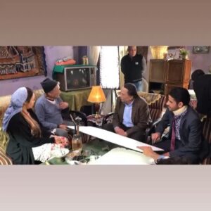 Adel Emam Instagram - Today ... From the set of “Valentino “- Ramadan 2019 - stay tuned 💪🏻 اليوم .. من تصوير مسلسل فلانتينو - رمضان ٢٠١٩ - انتظرونا 💪🏻
