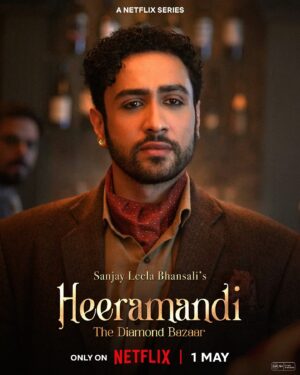 Adhyayan Suman Instagram - Zoravar’s affection for Lajjo is a scorching embrace where passion burns bright- but when love calls, will he be able to answer? ❤️‍🔥💎
The riveting Adhyayan Suman stars as Zoravar!

Heeramandi: The Diamond Bazaar is coming on 1st May, only on Netflix! 

#HeeramandiOnNetflix #SanjayLeelaBhansali @bhansaliproductions @prerna_singh6 @m_koirala @aslisona @aditiraohydari @sharminsegal @therichachadha @iamsanjeeda @shekhusuman @fardeenfkhan @taahashah @adhyayansuman