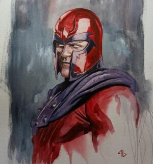 Adi Granov Instagram - Another one for SDCC

My goal is to have nothing to do at the show!

#magneto #xmen #marvel #adigranov #watercolor