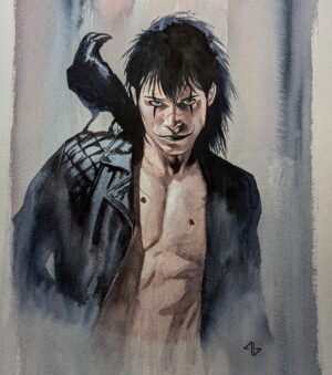 Adi Granov Instagram - Another early SDCC commission 

#thecrow #adigranov