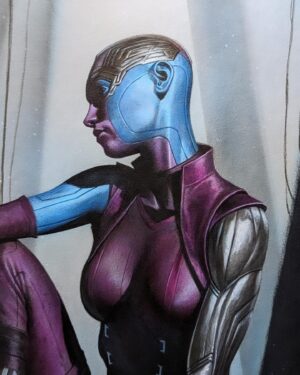Adi Granov Instagram - Nebula

WIP in acrylic paint

#nebula #guardiansofthegalaxy #marvel #adigranov