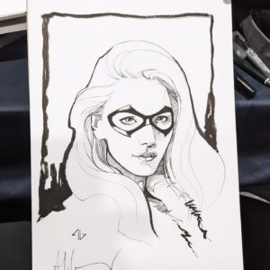Adi Granov Instagram - A couple of ink portraits from C2E2