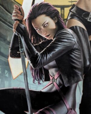 Adi Granov Instagram - Almost done

I think from now on I will do everything in South Park style. This whole trying to do something creatively not bankrupt is hard work.

Acrylic paint on watercolour board 

#psylocke #kwannon #xmen #marvel #adigranov
