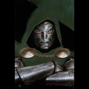 Adi Granov Instagram - Doom 1
Variant Cover
Out in May (both with trade dress and virgin)

Original art was painted in acrylic paint on watercolour board

#drdoom #fantasticfour #marvel #adigranov
