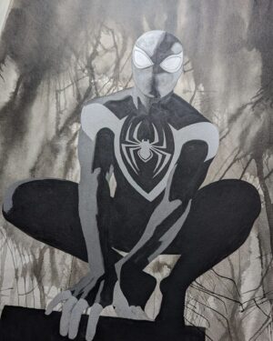 Adi Granov Instagram - Less of a mess.

Acrylic paint on watercolour board