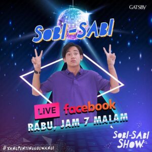 Adipati Dolken Instagram - "Sobi! Live malem nanti pasti penuh dengan gemerlap cahaya nih Sob! Pasalnya DJ Yasmin bakalan dateng ke #SobiSabiShow Eps. 5 dengan judul "We Come, We Rave, We Love". Pastinya makin seru bareng Geng Sobi Sabi dan gue juga. Jangan lupa ikutan LIVEnya!  Buka HP Lo dan pantengin LIVE nanti malam Rabu 13 September 2017 jam 7 malam di FB fanpage GATSBY Indonesia. Mau hadiah keren? Ada kuisnya juga saat LIVE berlangsung nih Sob! See You! #GATSBYIndonesia #YangPentingGueWangi