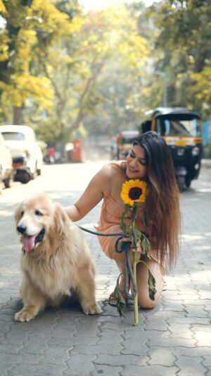 Aditi Gautam Instagram - Finding joy in the little things, like sunflowers and smiles 🌻😊

.
.
.
.
.
.
.
.
#reels #explorepage #foryoupage #sunflowers #trendingaudio #naina #sunflowerlovers #reelitfeelit