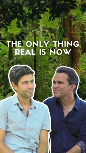 Adrian Grenier Instagram - This moment is what matters. This opens and allows us to see the true beauty in another person, as well as everything around us.

If you want more of this conversation, check our episode with @zachbushmd