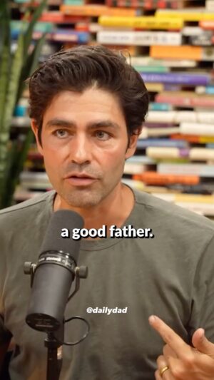 Adrian Grenier Instagram - If you want your kids to do right, you have to do right. If you want them to believe something, you have to believe it. If you want them to be a certain way, they have to see you endorse it with the most meaningful endorsement there is: Your own actions.

Listen to the full conversation with actor and father @adriangrenier with @ryanholiday on The @dailystoic Podcast.