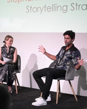 Adrian Grenier Instagram - Had a great time talking about ocean conservation with Stephanie Cain at the Nexans Third Annual Climate Day in NYC #NexansClimateDay